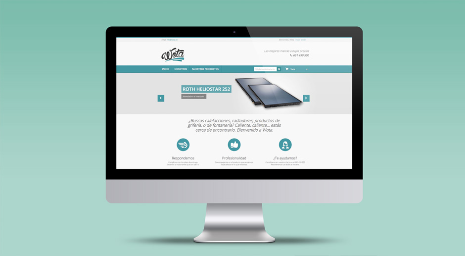 Wota: tienda online
